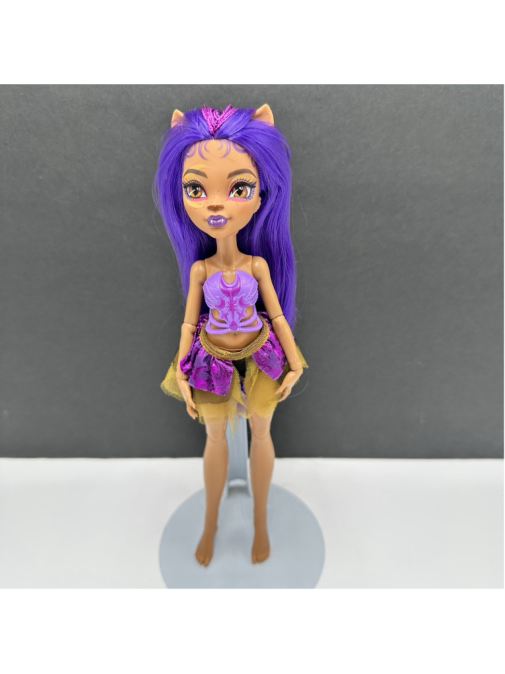Monster High Skulltimate Secrets Series 4 Clawdeen Wolf Doll Mattel Werewolf